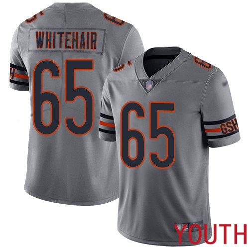 Chicago Bears Limited Silver Youth Cody Whitehair Jersey NFL Football 65 Inverted Legend
